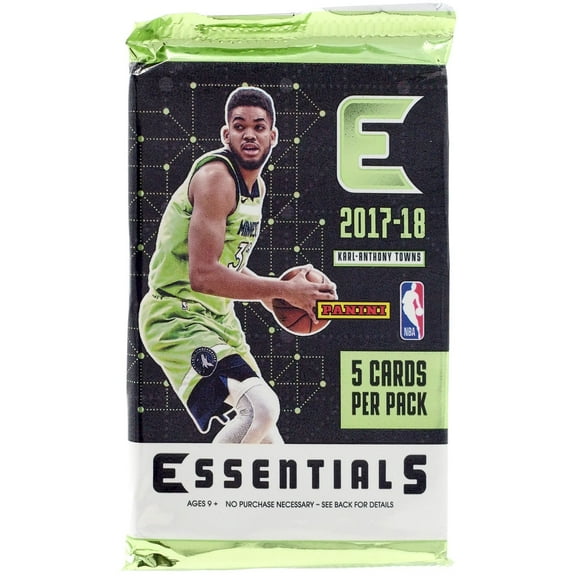 NBA Panini 2017-18 Essentials Basketball Trading Card BLASTER Pack (5 Cards)