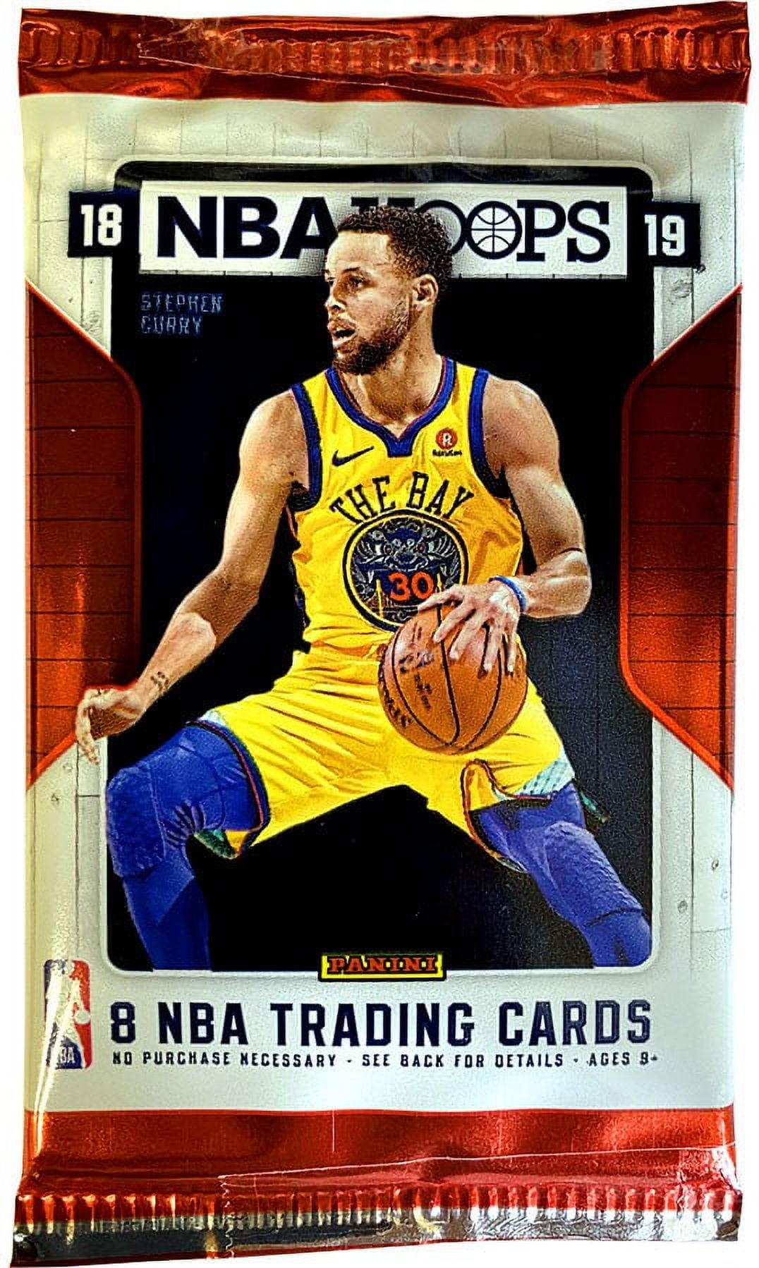 Panini NBA 2018-19 Hoops Retail Pack - 8 Basketball Trading Cards 