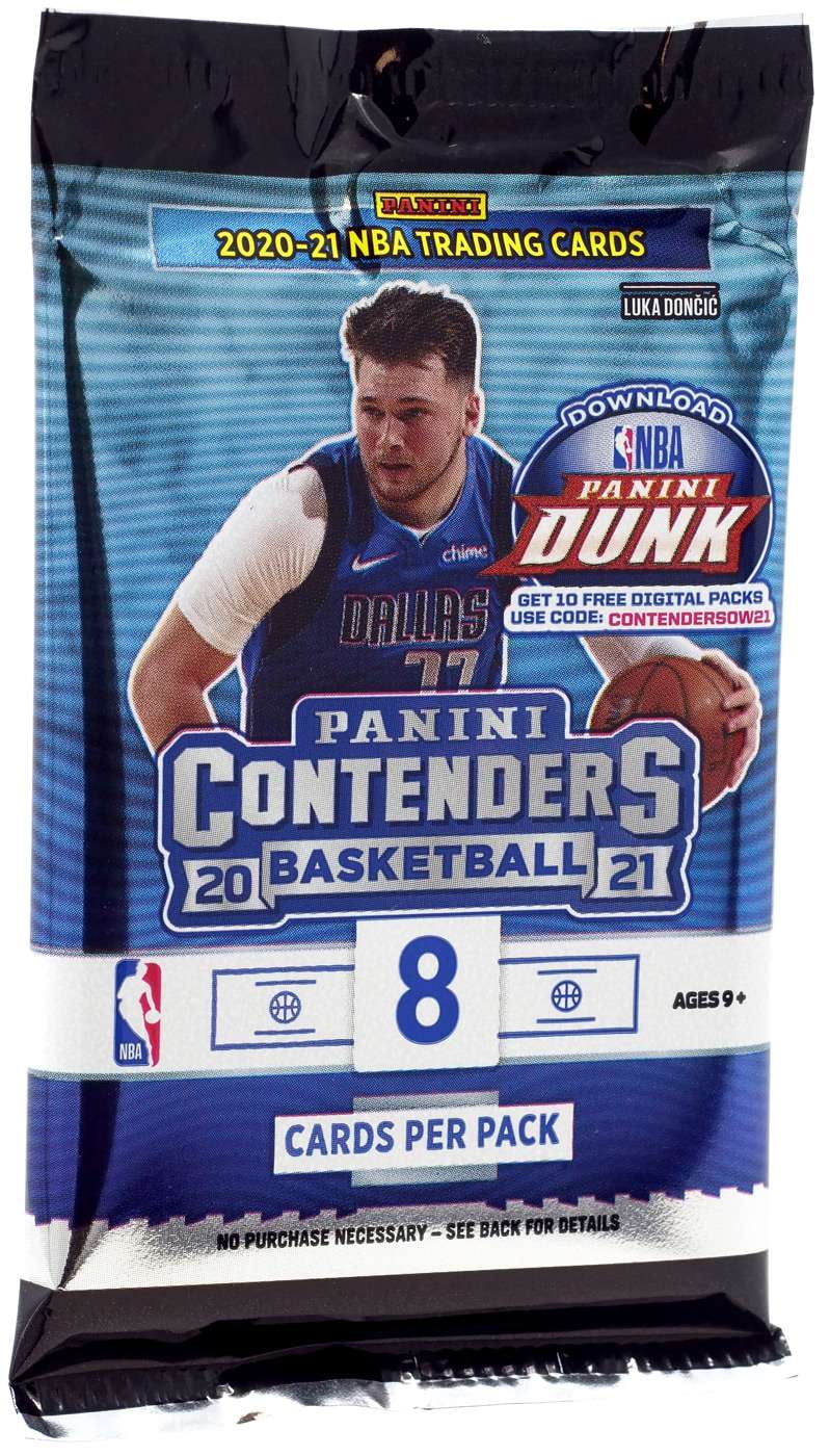 NBA Panini 2020-21 Contenders Basketball Trading Card RETAIL Pack