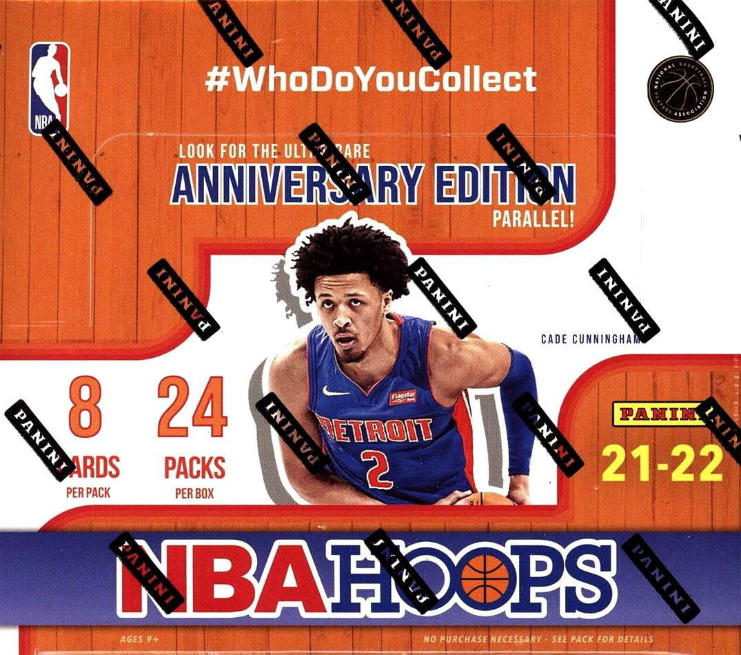 NBA Panini 202122 Hoops Basketball Trading Card Retail Box (24 Packs
