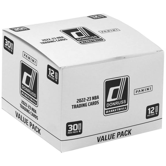 NBA Panini 2022-23 Donruss Basketball Trading Card VALUE Box (12 Packs)