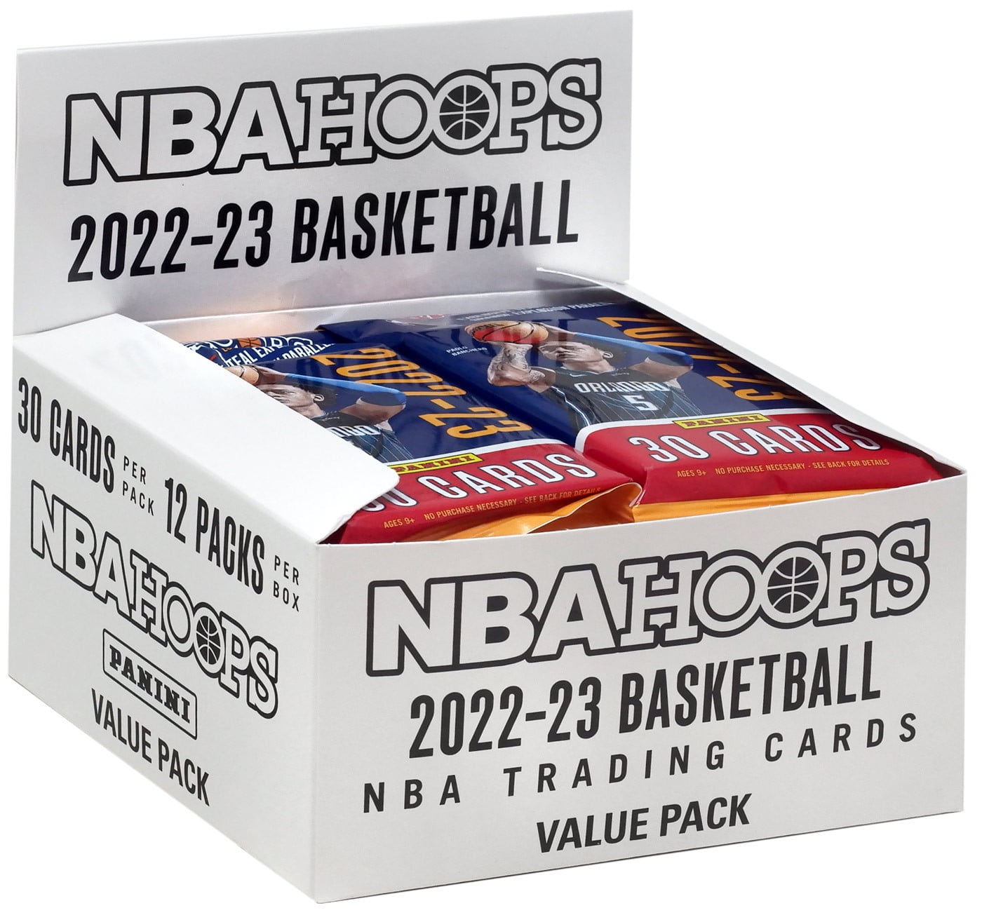 NBA Panini 202223 Hoops Basketball Trading Card VALUE Box (12 Packs