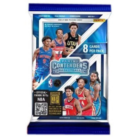 NBA Panini 2023-24 Contenders Basketball Trading Card BLASTER Pack (8 Cards)