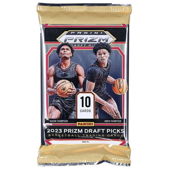 NBA Panini 2023-24 Prizm Draft Picks Basketball Trading Card HOBBY Pack (10 Cards)