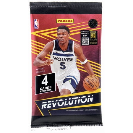 NBA Panini 2024-25 Revolution Basketball Trading Card BLASTER Pack (4 Cards )