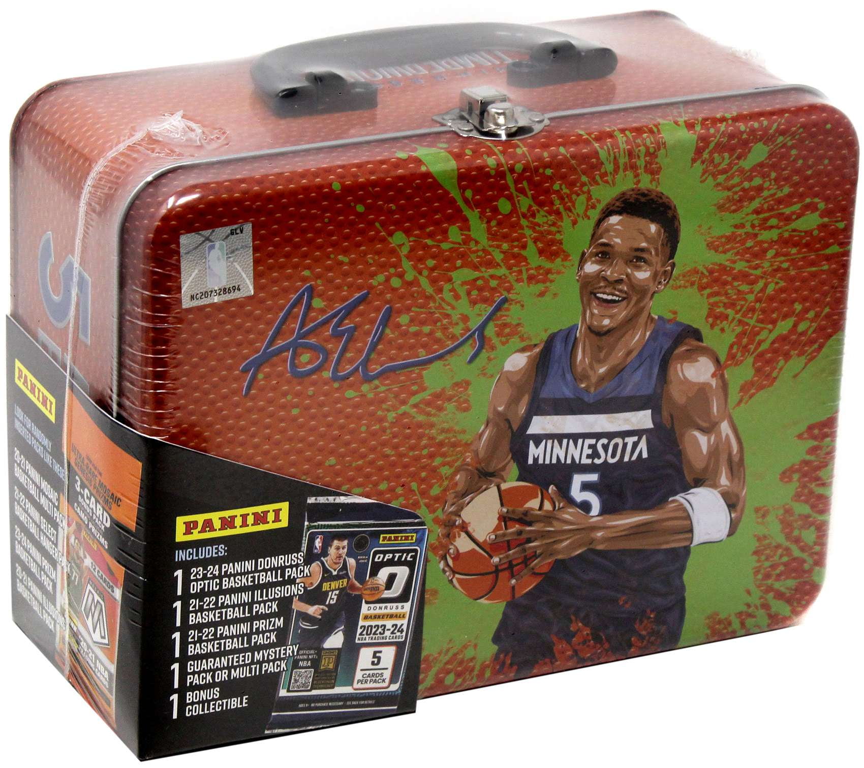 2020 Panini 未開封 ボックス NBA Anthony Edwards NBA Panini Anthony Edwards Trading Card COLLECTOR LUNCH Tin
