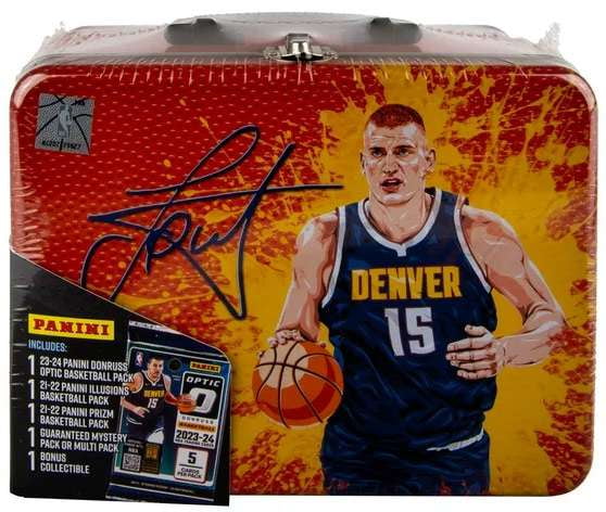 NBA Panini Nikola Jokic Trading Card COLLECTOR LUNCH Tin - Walmart.com