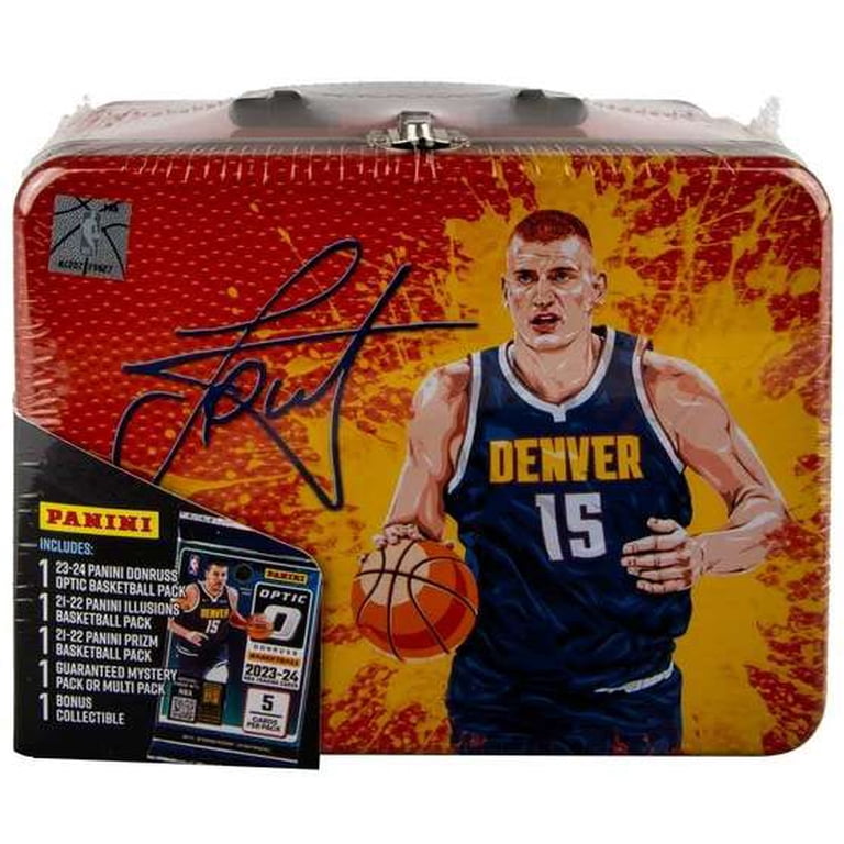 NBA Panini Nikola Jokic Trading Card COLLECTOR LUNCH Tin - Walmart.com