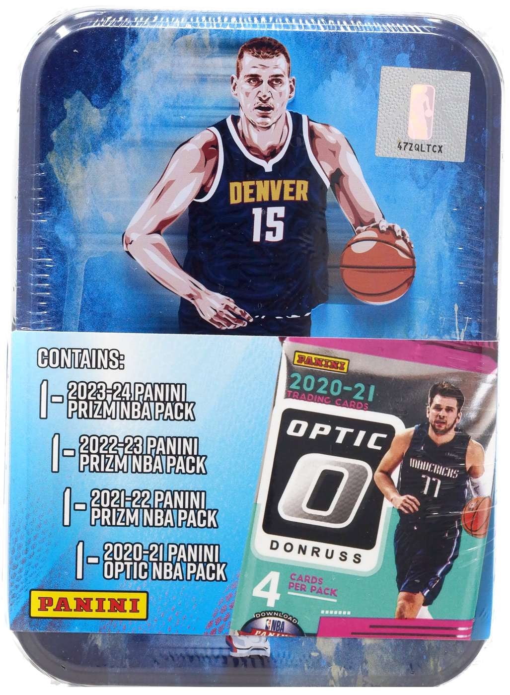 NBA Panini Prizm Nikola Jokic Trading Card COLLECTOR Tin - Walmart.com