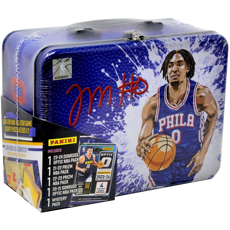 NBA Panini Tyrese Maxey Trading Card COLLECTOR LUNCH Tin - Walmart.com