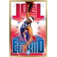 thumbnail image 1 of NBA Philadelphia 76ers - Joel EmbIId 17 Wall Poster, 14.725" x 22.375", Framed, 1 of 3