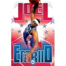NBA Philadelphia 76ers - Joel EmbIId 17 Wall Poster, 22.375" x 34"