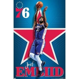 Philadelphia 76ers Joel Embiid Baby Replica Road Blue Basketball