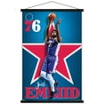 thumbnail image 1 of NBA Philadelphia 76ers - Joel Embiid 20 Wall Poster with Wooden Magnetic Frame, 22.375" x 34", 1 of 5