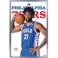 thumbnail image 1 of NBA Philadelphia 76ers - Joel Embiid Feature Series 23 Wall Poster, 14.725" x 22.375" Framed, 1 of 5