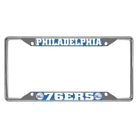 NBA Philadelphia 76ers License Plate Frame 6.25"x12.25"