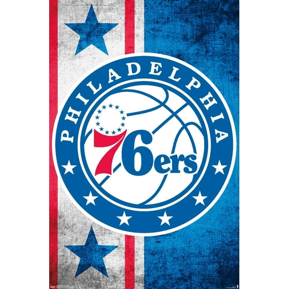 NBA Philadelphia 76ers - Logo 15 Wall Poster, 14.725" x 22.375"