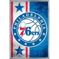 thumbnail image 1 of NBA Philadelphia 76ers - Logo 15 Wall Poster, 22.375" x 34", Framed, 1 of 2
