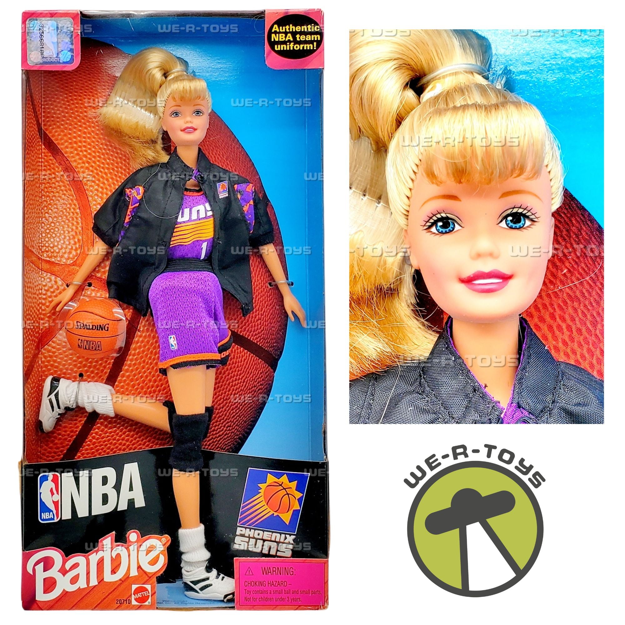 NBA Phoenix Suns Barbie Doll 1998 Mattel 20710 - Walmart.com