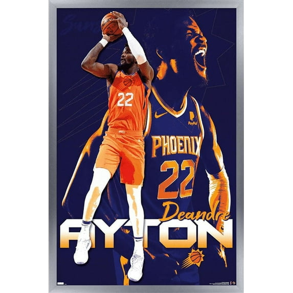 NBA Phoenix Suns - Deandre Ayton 21 Wall Poster, 14.725" x 22.375", Framed