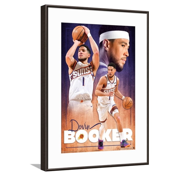 NBA Phoenix Suns - Devin Booker 25 Canvas Wall Poster, 14.725" x 22.375"