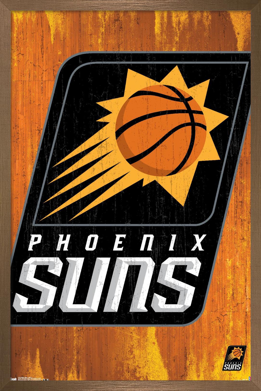 NBA Phoenix Suns - Logo 13 Wall Poster, 14.725" x 22.375", Framed