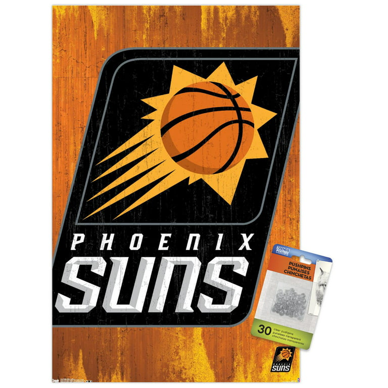 NBA Phoenix Suns - Logo 13 Wall Poster with Push Pins, 14.725 x 22.375