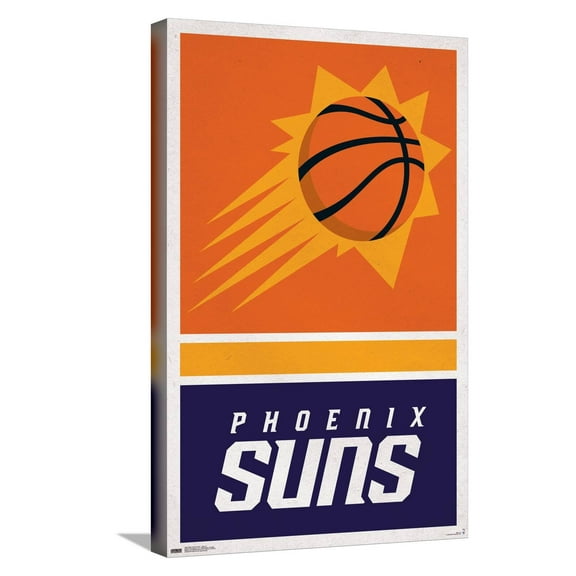 NBA Phoenix Suns - Logo 20 Canvas Wall Poster, 14.725" x 22.375"
