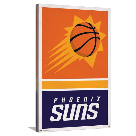 NBA Phoenix Suns - Logo 20 Canvas Wall Poster, 22.375" x 34"