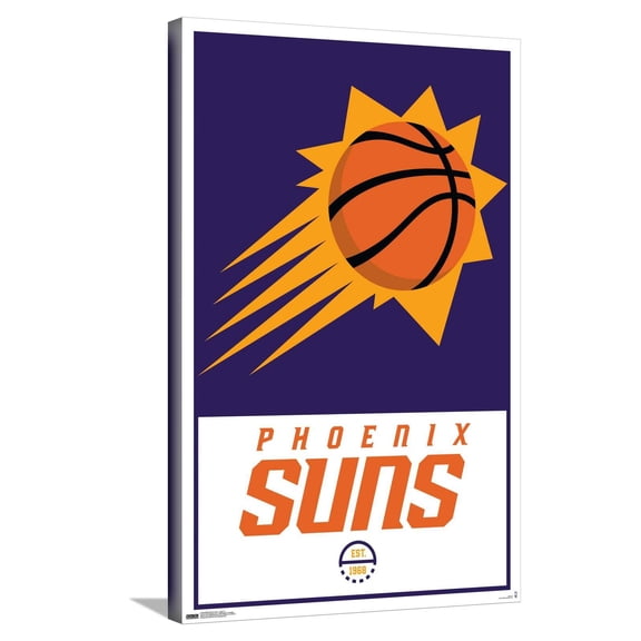 NBA Phoenix Suns - Logo 21 Canvas Wall Poster, 22.375" x 34"