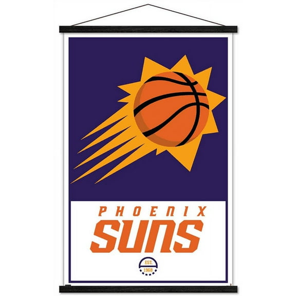 NBA Phoenix Suns - Logo 21 Wall Poster with Magnetic Frame, 22.375" x 34"