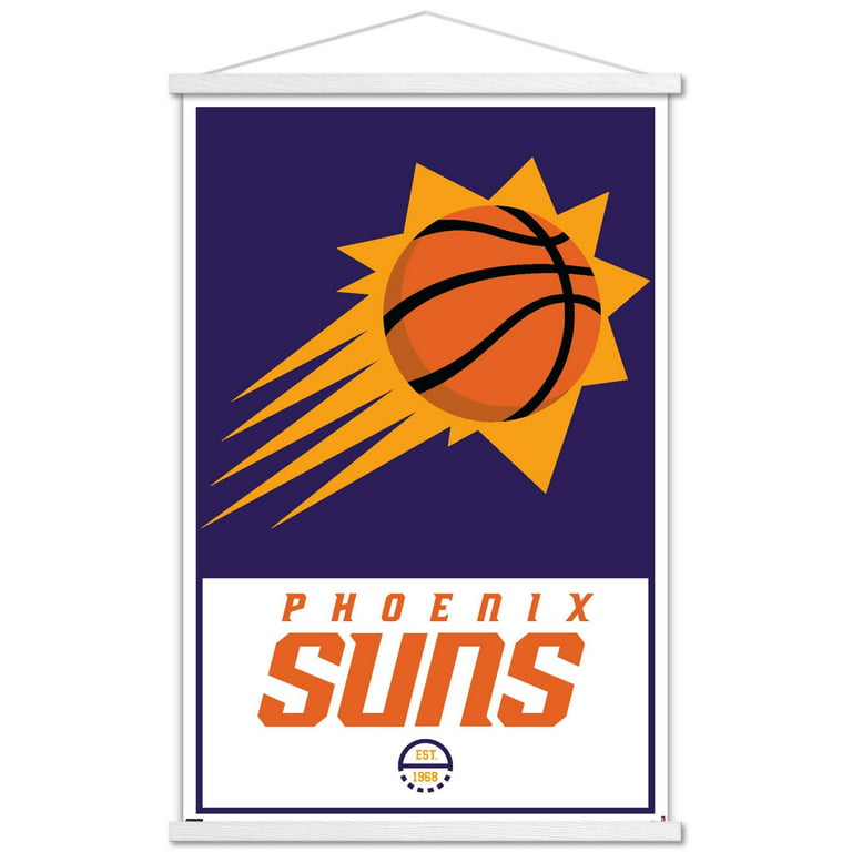 NBA Phoenix Suns - Logo 21 Wall Poster with Wooden Magnetic Frame