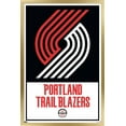thumbnail image 1 of NBA Portland Trail Blazers - Logo 21 Wall Poster, 22.375" x 34", Framed, 1 of 3
