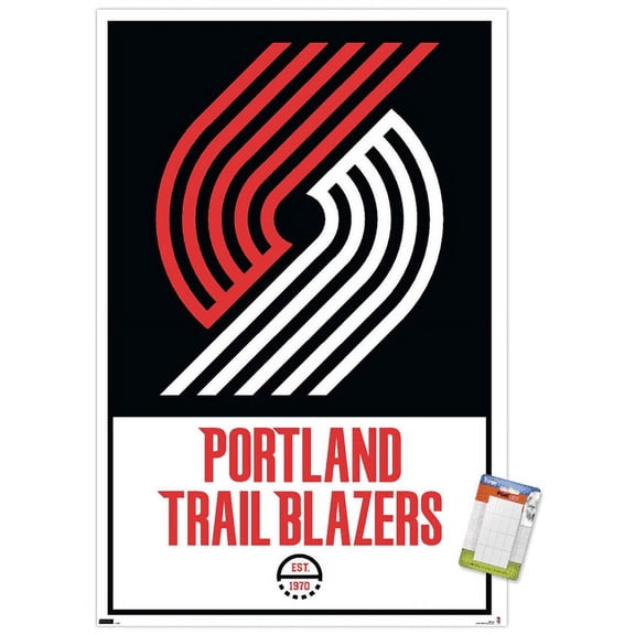 NBA Portland Trail Blazers - Logo 21 Wall Poster, 22.375" x 34"