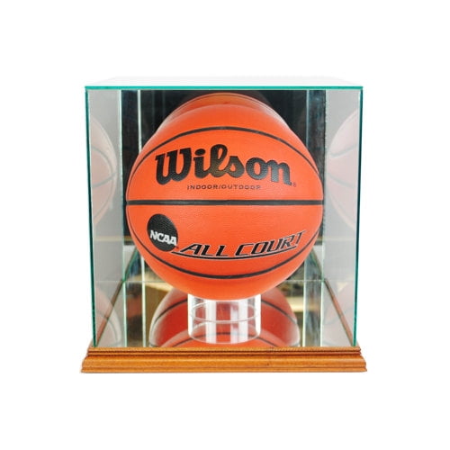 NBA Rectangle Basketball Glass Display Case, Black