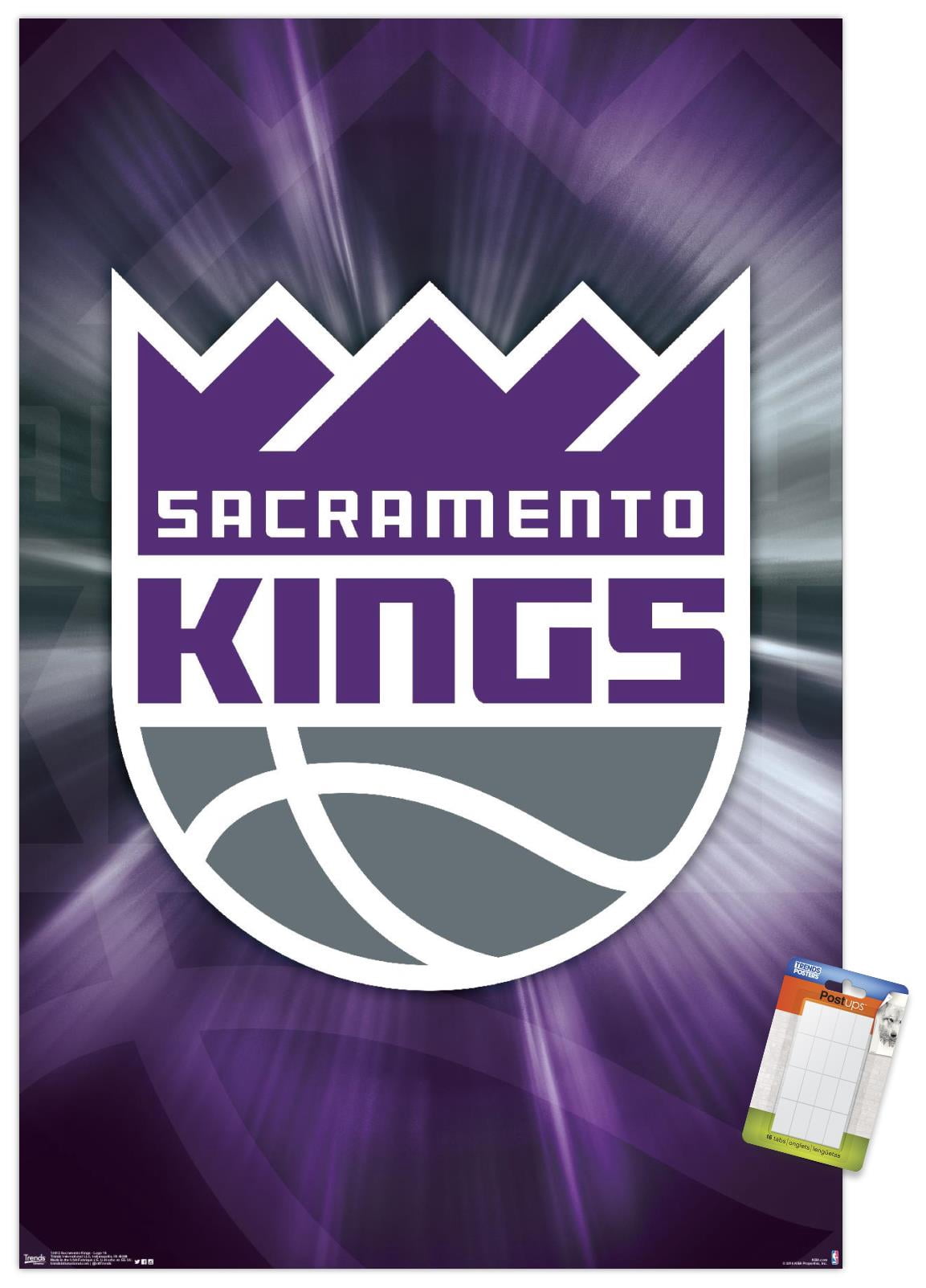 NBA Sacramento Kings - Logo 16 Wall Poster, 14.725" x 22.375"