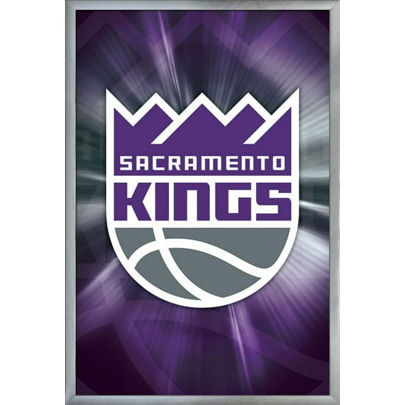 NBA Sacramento Kings - Logo 16 Wall Poster, 22.375" x 34", Framed