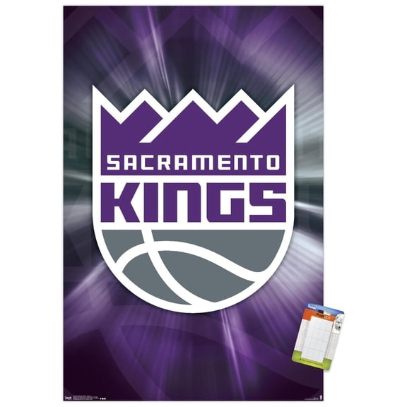NBA Sacramento Kings - Logo 16 Wall Poster, 22.375" x 34"