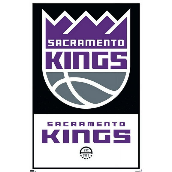 NBA Sacramento Kings - Logo 21 Wall Poster, 22.375" x 34"