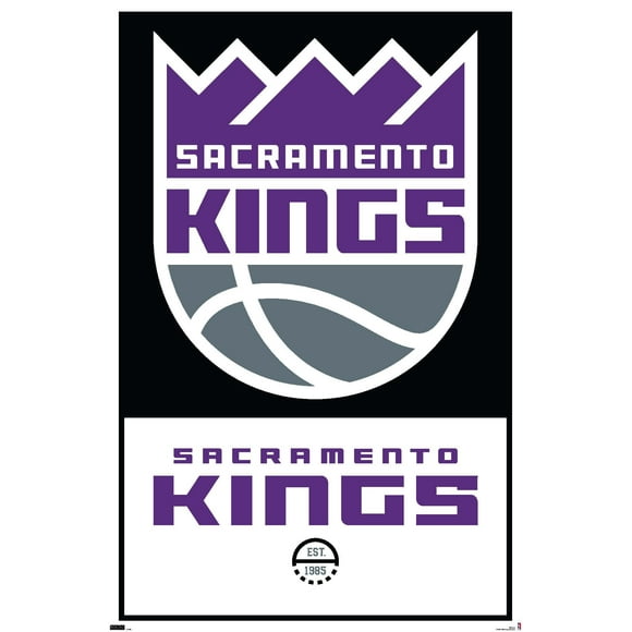 NBA Sacramento Kings - Logo 21 Wall Poster, 22.375" x 34"