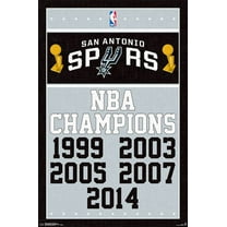 NBA San Antonio Spurs - Champions 17 Wall Poster, 22.375" x 34"
