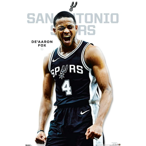 NBA San Antonio Spurs - De'Aaron Fox Feature Series 25 Wall Poster, 22.375" x 34"
