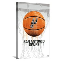 NBA San Antonio Spurs - Drip Basketball 21 Canvas Wall Poster, 14.725" x 22.375"