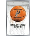 thumbnail image 1 of NBA San Antonio Spurs - Drip Basketball 21 Wall Poster, 14.725" x 22.375", Framed, 1 of 3
