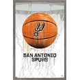 thumbnail image 1 of NBA San Antonio Spurs - Drip Basketball 21 Wall Poster, 14.725" x 22.375", Framed, 1 of 3