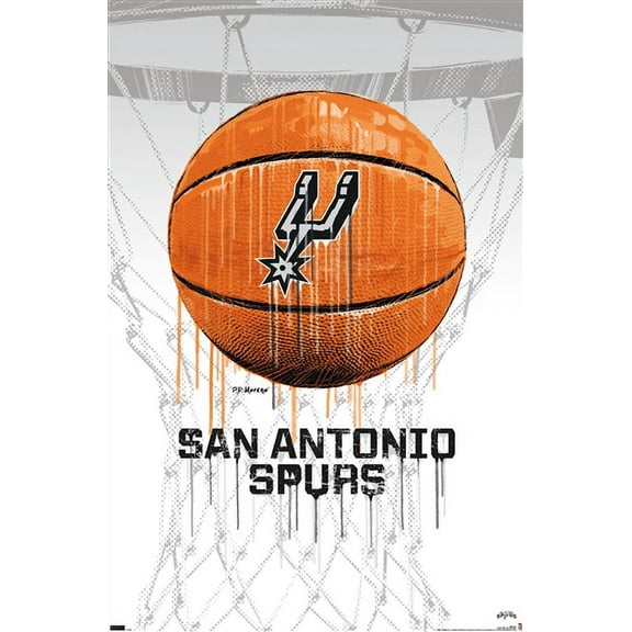 NBA San Antonio Spurs - Drip Basketball 21 Wall Poster, 22.375" x 34"