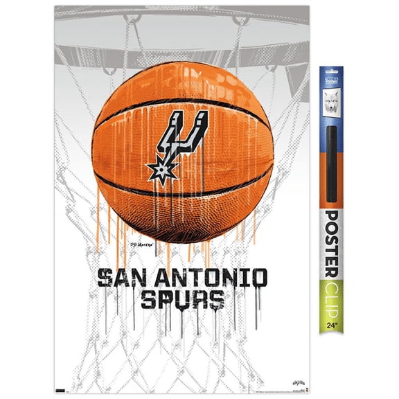 NBA San Antonio Spurs - Drip Basketball 21 Wall Poster, 22.375" x 34"