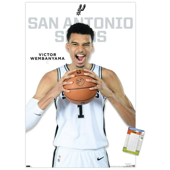 NBA San Antonio Spurs - Victor Wembanyama Feature Series 23 Wall Poster, 14.725" x 22.375"