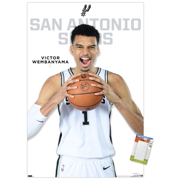 NBA San Antonio Spurs - Victor Wembanyama Feature Series 23 Wall Poster, 22.375" x 34"