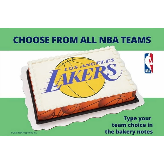 NBA Sheet Cake